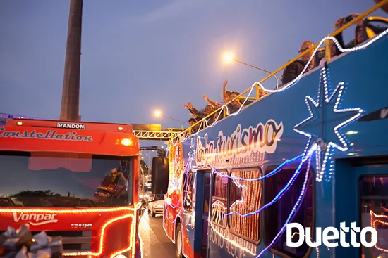 Caravana Coca-Cola, coca-cola, duetto, jobs, natal, Vonpar