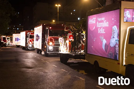 Caravana Coca-Cola, coca-cola, duetto, jobs, natal, Vonpar